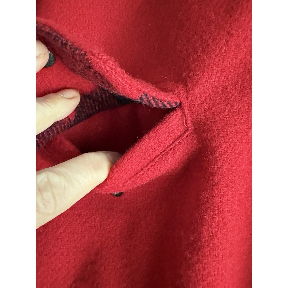 Vintage Polo Ralph Lauren Wool Hunting Jacket Size M VTG Red Heavy 1980s - Picture 8 of 15